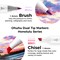 Ohuhu Alcohol Markers Brush Tip - 104-color Double Tipped Alcohol Based Art Marker Set for Artists Adults Cozy Coloring Illustration- Honolulu of Ohuhu Markers- Dual Tip Brush & Chisel- Refillable